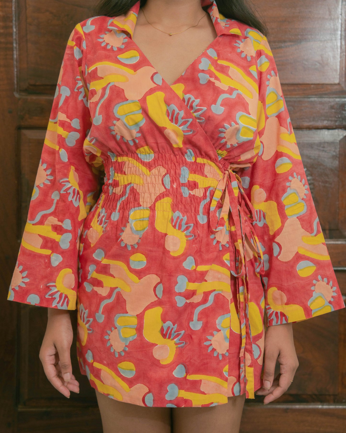 Gupshup Wrap Dress