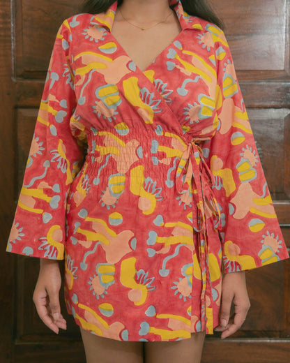 Gupshup Wrap Dress