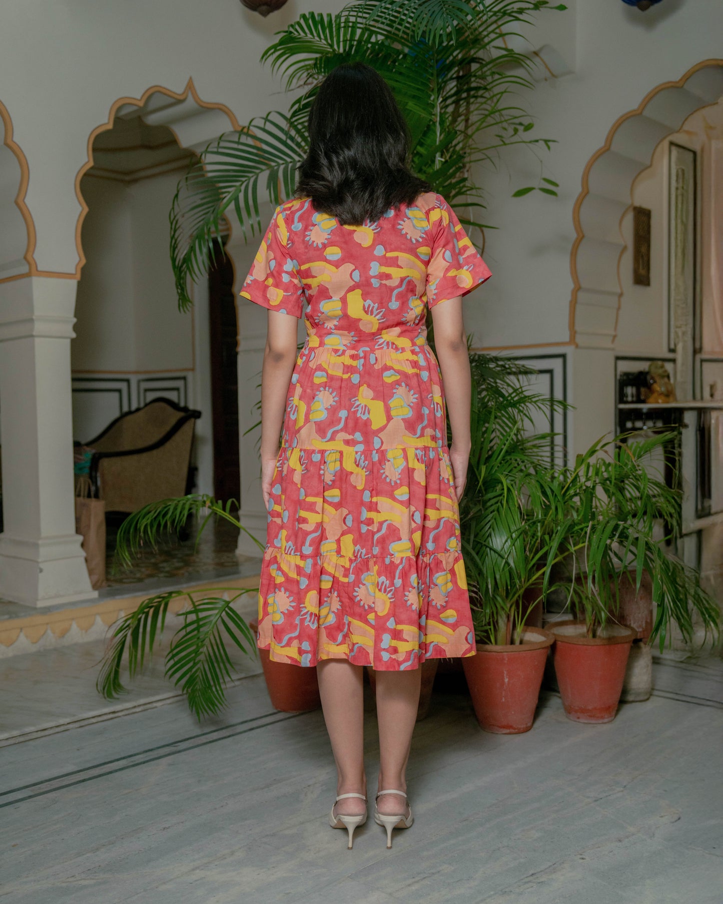 Gupshup Tiered Dress